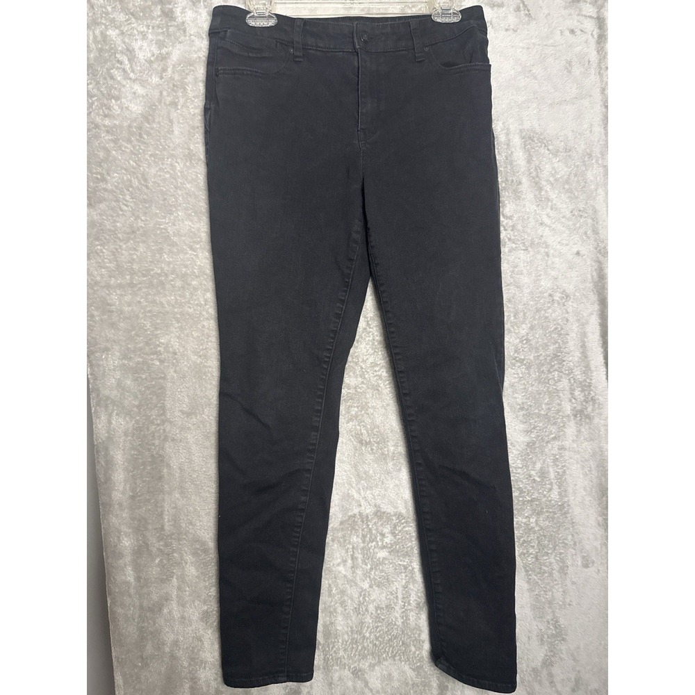 Chicos So Slimming Womens Black Denim Jeans Sz 0.5 / 6 Reg Stretchy